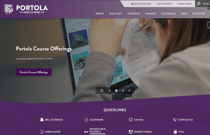 Portola High School - High Schools in Irvine