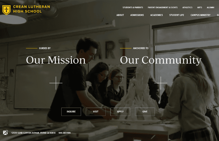 Crean Lutheran High School - High Schools in Irvine