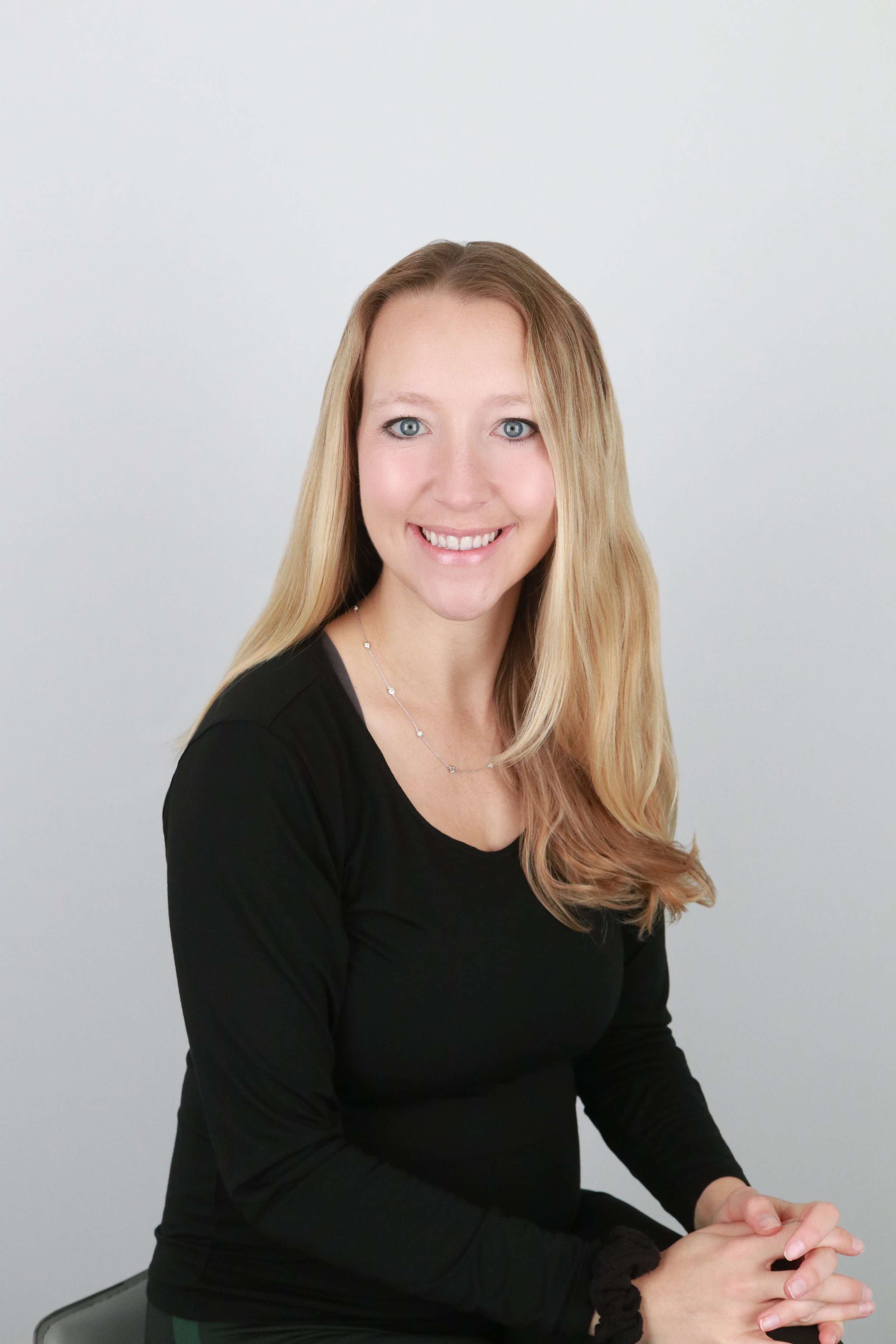 Blonde Woman's Headshot Example