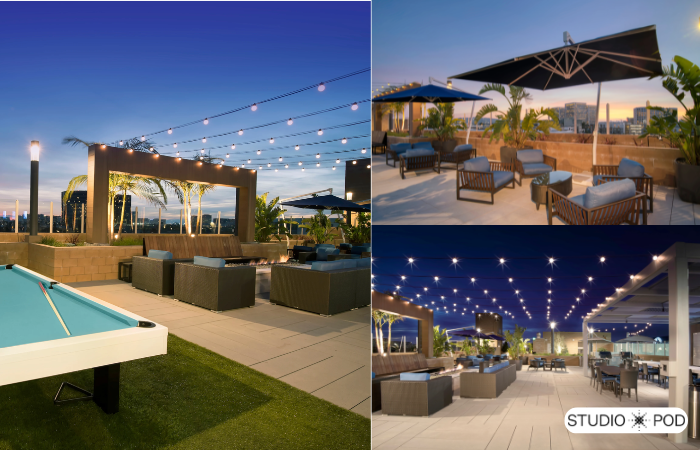 9. Urban Oasis Rooftop Deck - Irvine Photoshoot Locations