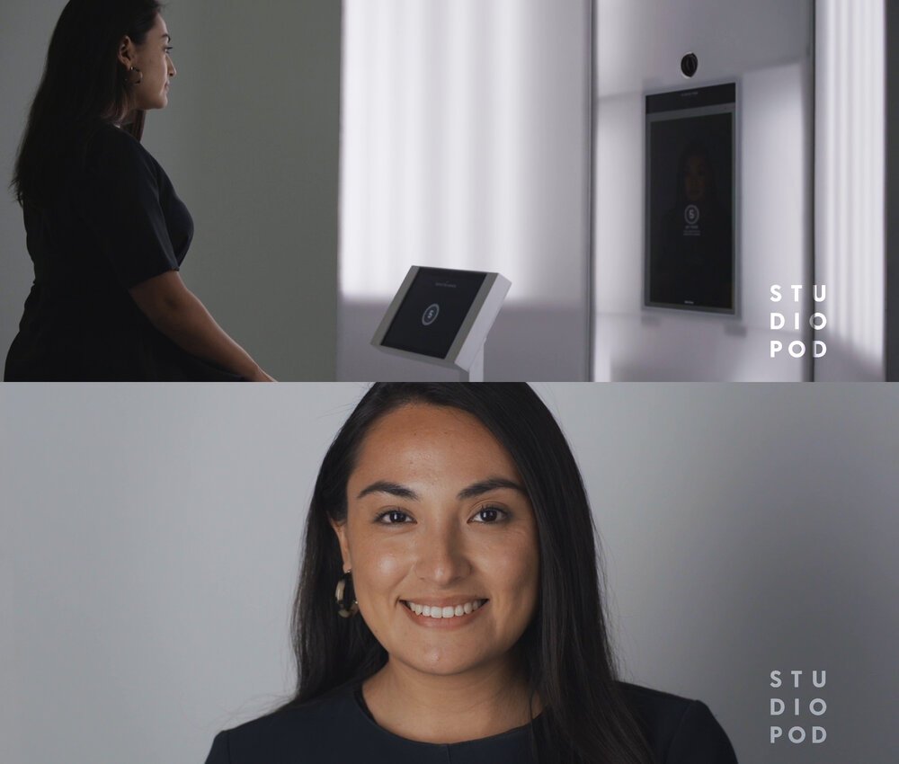 The Studio Pod taking professional headshot process